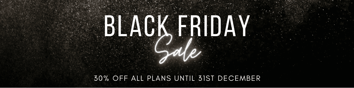 Black Friday – Cyber Monday – 30% Off on Netumo plans!